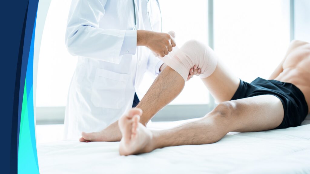 Common signs of Knee Meniscus Injury including pain, swelling, and difficulty bending the knee due to a Torn Meniscus