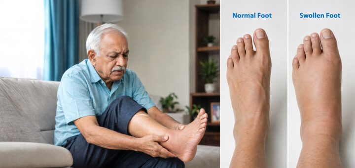 Discover common causes of swollen feet in seniors and restore comfort with timely care
